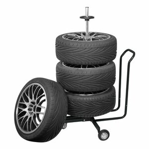 Carpoint Velgenstandaard verrijdbaar met hoes | Autoshop.nl