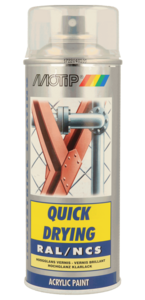 MoTip Blanke lak Industrie hoogglans 400 ml | Autoshop.nl