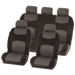 Autostoelhoezen set Chicago 9 delig | Autoshop.nl