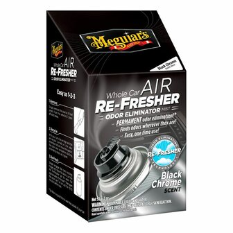 Mequiars Air Refreshner Black Chrome|Autoshop.nl