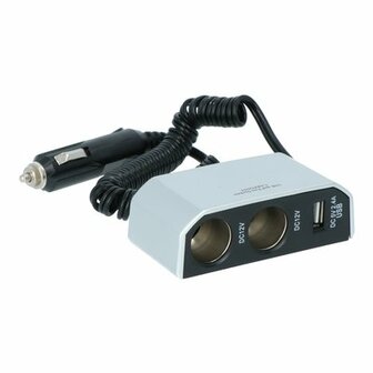 2 weg Stekkerdoos &amp; USB 2.4 ampere