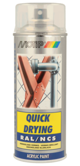 MoTip Blanke lak Industrie hoogglans 400 ml | Autoshop.nl