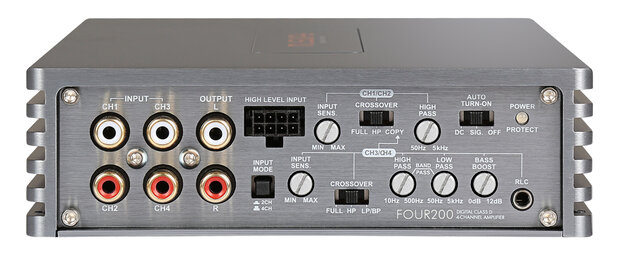 Musway 4 kanaals versterker Four 200 | Autoshop.nl